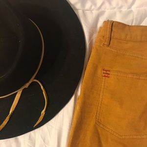 Yellow High-waisted Corduroy Pants (BDG)